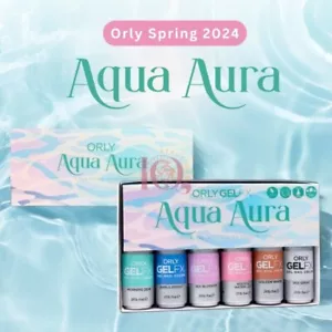 Orly Gel Fx - Aqua Aura Spring 2024 Collection 0.3 oz/ 9mL 6 pcs - Picture 1 of 1