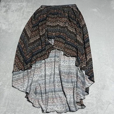 Falda Miss Me Mujer Mediana Alta Baja Rayas Tribal Cuentas Cintura Línea Foto 1 de 4