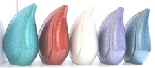 Large Teardrop Urn Adult Cremation Urn For Ashes Multi-Colour Memorial Ashes Urn