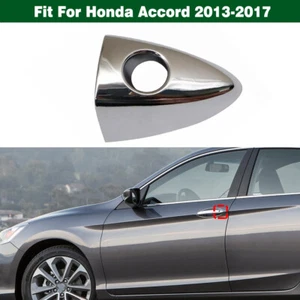 Manija de la puerta delantera izquierda cubierta de bisel de llave cromada para Honda Accord 2013-2017 - Imagen 1 de 10