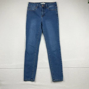 Forever 21 Jeans Womens 27 Skinny Pockets Blue Denim - Picture 1 of 10