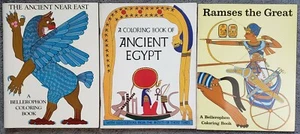 Ancient Egypt / Near East Coloring Book Lot - Bild 1 von 2