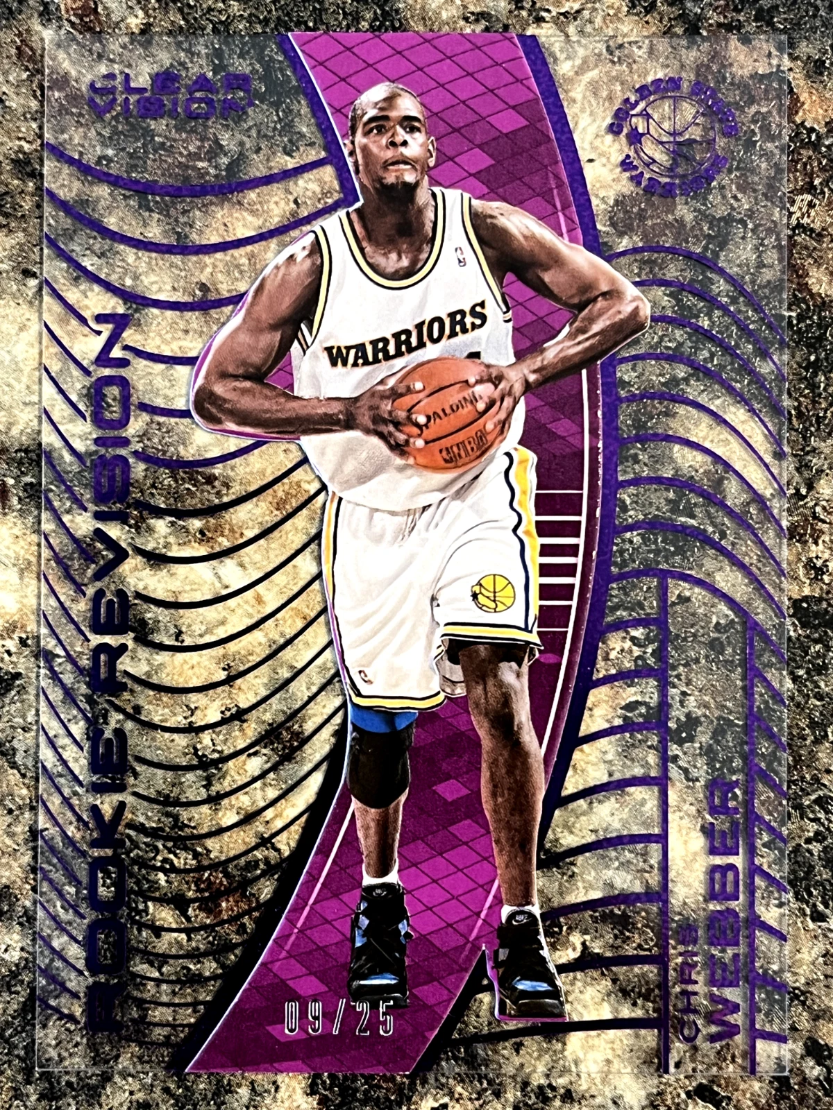 Chris Webber 2015-16 Panini Clear Vision Rookie Revision Purple #134 09/25