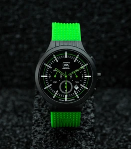 Glock Limited Edition Precision 35th Anniversary Titanium Solar Chrono Watch - Picture 1 of 9