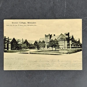 Antique 1906 Litho Postcard Downer College Milwaukee, WI UDB Postcard - Posted! - Picture 1 of 2