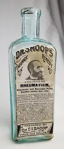 Antique Dr. Shoop's Rheumatic Remedy Medicine Bottle Quack Cure Racine Wisconsin - Picture 1 of 12