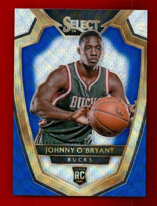 2014-15 Select Prizms Blue and Silver #189 Johnny O'Bryant PRE. - Image 1 of 2