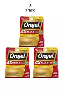 Oragel 4x medizinisch gegen Zahnschmerzen & Zahnfleisch (3er-Pack) - Bild 1 von 2