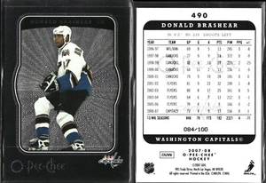 07/08 2007-08 O-Pee-Chee Micromotion schwarz #490 Donald Brashear Capitals/100 - Bild 1 von 1