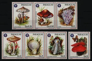 Paraguay 1986 - Mi-Nr. 3950-3956 ** - MNH - Setas - Mariposas - Scout - Imagen 1 de 1