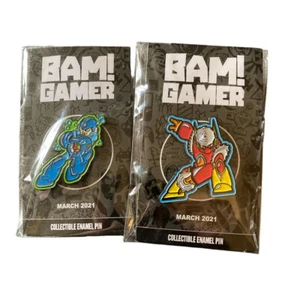 Mega Man & Metal Man Enamel Pin Set Gamer Limited Edition 93/250 Nintendo NES - Picture 1 of 2