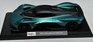 Maisto 1:18 Diecast Special Edition 2021 Aston Martin Valkyrie Green Metallic - Picture 1 of 10