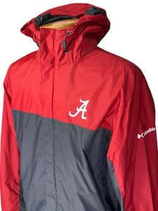 Men's Columbia Crimson/Gray Alabama Crimson Tide Storm Full-Zip Jacket Size M - Picture 1 of 6