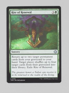 Rite of Renewal TDM Tarkir Dragonstorm MTG 153 UNCOMMON M/NM - Bild 1 von 2