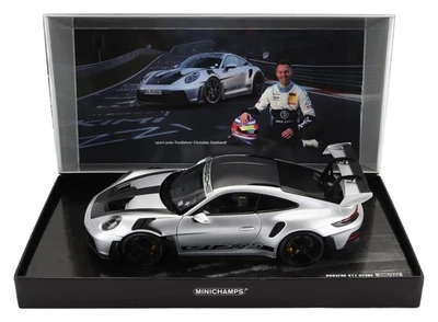 1/18 Scale Minichamps 992 911 Porsche GT3 RS Nürburgring SuperTest Box Set - Image 1 of 4