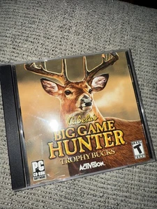 Cabela's Big Game Hunter: Trophy Bucks (PC DVD-ROM, 2007) MINT Disc! - Picture 1 of 3