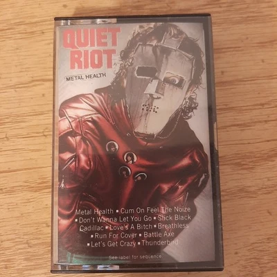 Vtg 1983 Cassette Tape Quiet Riot Metal Health FZT 38443 Pasha - Image 1 of 4