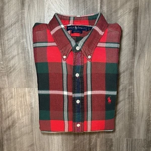 Ralph Lauren Vintage Blaire Franela Pesada Cuadros Manga Larga Abotonada - XL - Imagen 1 de 7