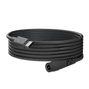 USB C to DC5521 5.5x2.1mm Power Adapter Cable Type C DC5521 Extension Cord - Picture 1 of 13