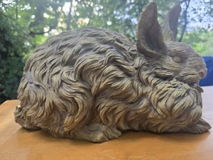 RARE Vintage Chrisdon Expo Inc Large Long Haired Rabbit Bunny 16"  - Picture 1 of 18
