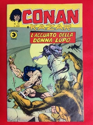 CONAN e KA-ZAR N.12 CORNO 20/08/1975 NO RESA BUONO ADESIVI IN OMAGGIO MARVEL ASE - Immagine 1 di 4
