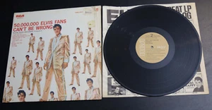 ELVIS PRESLEY 50,000,000 ELVIS FANS CAN'T BE WRONG SHRINK STEREO LABEL - Foto 1 di 2