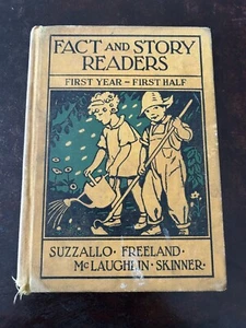 Fact and Story Readers Primer, 1930 Vintage Children’s Book Color Illustrations - Bild 1 von 11