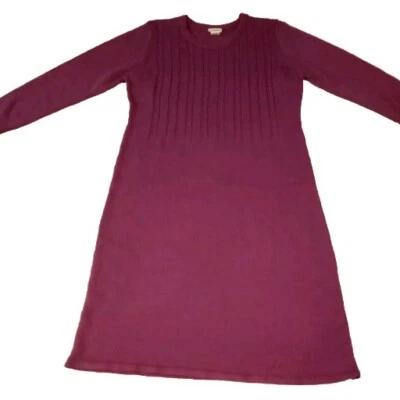 Vestido Suéter De Colección Invierno, Exterior, Púrpura Informal Negocios Talla Lg Foto 1 de 4