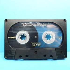 🍒 1x MAXELL XL II 90 * IEC II tipo 2 * cassetta cassetta casete кассета * 1992 - Foto 1 di 4