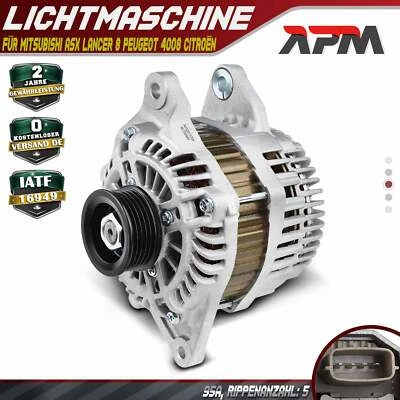 Alternateur Générateur 95A 12V Pour Mitsubishi ASX Lancer 8 Peugeot 4008 Citroën - Photo 1/4