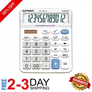 Giant Button 12-Digit Calculator with Large Display - Ideal for Office/Finance - Picture 1 of 9
