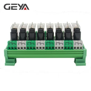 GEYA 12/24V 2-16 Channel Omron Relay Module & Fuse Protect PLC Controller SPDT - Picture 1 of 11