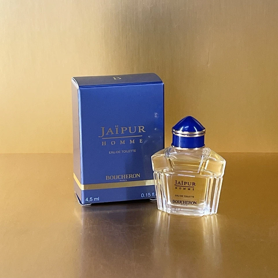 Mini muestra de viaje para salpicaduras JAIPUR HOMME de Boucheron Men EDT 0,15 oz-4,5 ml (D01 Foto 1 de 1
