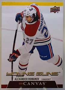 2020-21 UD Series 2 UD Canvas Young Guns #C227 Alexander Romanov RC - Picture 1 of 2