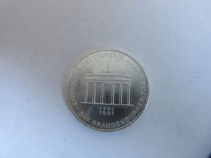 10 DM 200 years Brandenburg Gate, 1991, Silver, Uncirculated, "A"!!! - Picture 1 of 2