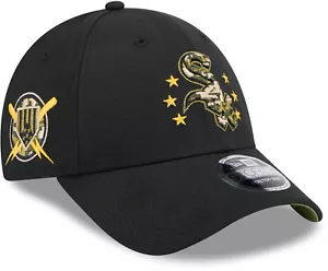 Chicago Blanco Sox New Era 9Forty MLB 2024 Fuerzas Armadas Día Negro Béisbol Cap - Imagen 1 de 7
