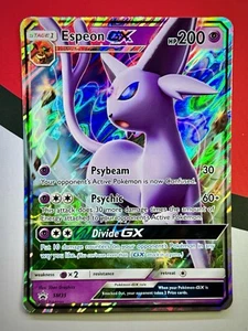 JUMBO Espeon GX Oversized Promo SM35 Full Art Holo 2017 Pokémon NM - Picture 1 of 2
