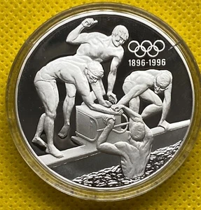 Australia $20 Silver Proof - International Olympic Committee - The Relay Team - Picture 1 of 6