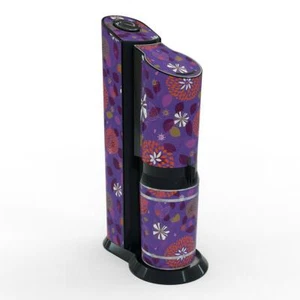 Deko Aufkleber für Sodastream Crystal Design Floral Pattern 10 selbstklebende - Bild 1 von 5