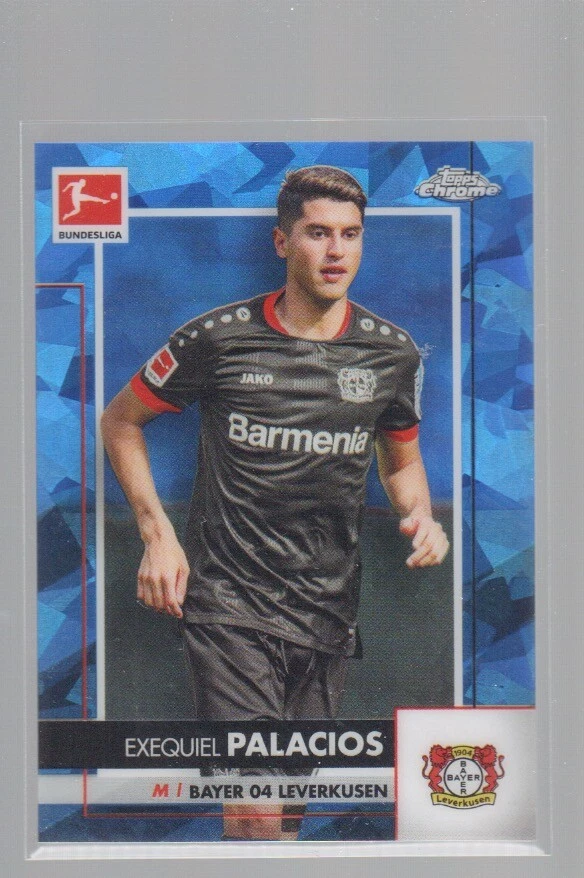 EXEQUIEL PALACIOS 2020-21 TOPPS CHROME BUNDESLIGA SAPPHIRE REFRACTOR #65 - Image 1 of 1