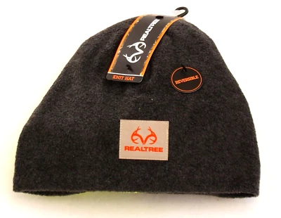 Gorro de vellón gris y amarillo Realtree paquete de 2 para hombre talla única nuevo con etiquetas Foto 1 de 2