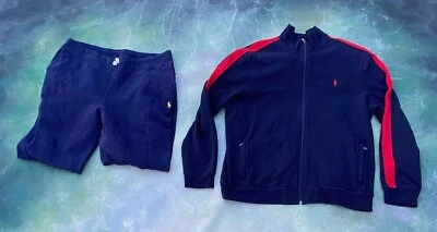 Vintage Polo By Ralph Lauren Men's Track Suit Jacket And Pants Size XXL. - Image 1 of 4