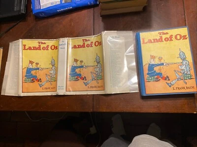 THE LAND OF OZ L FRANK BAUM  REILLY AND LEE 1939 DUST JACKET DJ JOHN R NEILL - Image 1 of 4