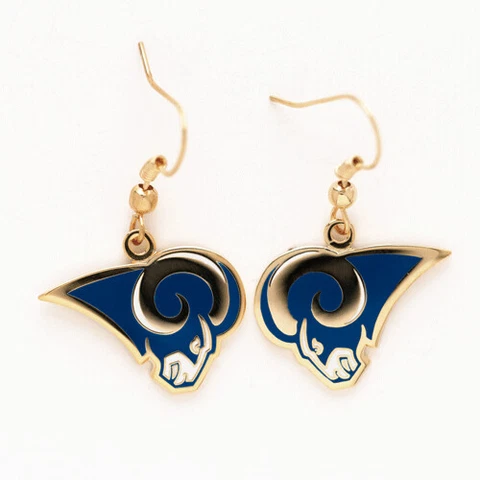 Los Angeles Rams Dangle Earrings NFL New Cover