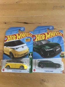 🔥🔥Hot Wheels Volkswagen ID. Buzz, 17 Audi RS 6 Avant $9🔥🔥 - Picture 1 of 12