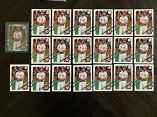 (20) Mike Moustakas 2021 Topps Series 2 Lot #368 Green Refractor #/499 CIN Reds