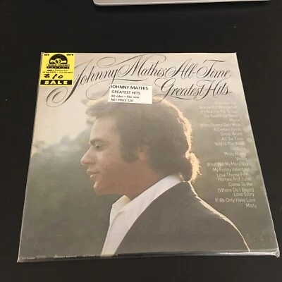 Johnny Mathis All-Time Greatest Hits Double LP Vinyl Album - Image 1 of 2