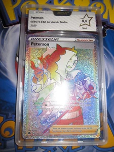 POKEMON PCA 9,5 (◕‿◕✿) PETERSON 058/073 FULL ART LA VOIX DU MAÎTRE FR NO PSA - Picture 1 of 3