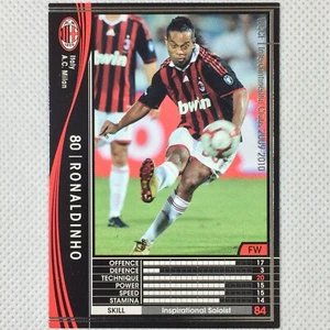 Panini WCCF 2009-10 Ronaldinho AC Milan 224 FC Barcelona PSG Brazil Japan - Picture 1 of 8