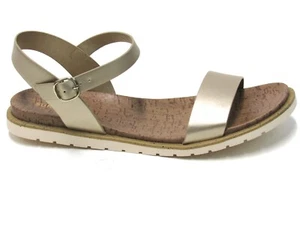 Sandalia Plana Sun + Stone Mattie (Mujer) - Platino - Talla 11 M - Imagen 1 de 8